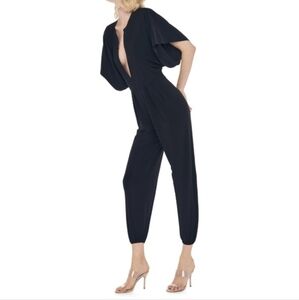 NWT Norma Kamali x Everlast | Rare Vintage Jumpsuit Black Stretch Large
